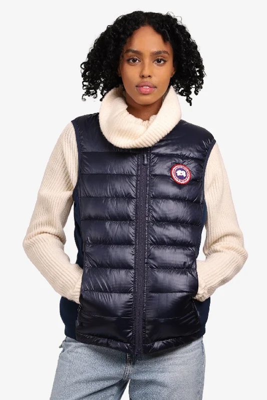 Canada Goose Navy Thin Puffer Vest Size S With Tags