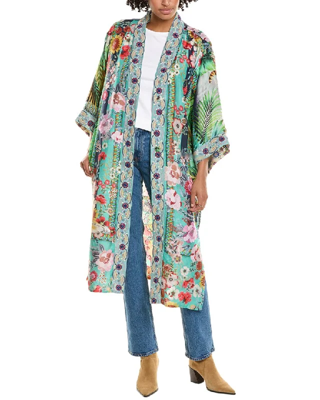 Johnny Was Eliza Reversible Silk Kimono