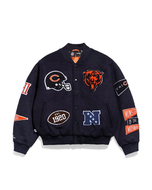 Chicago Bears Pennant Varsity Jacket