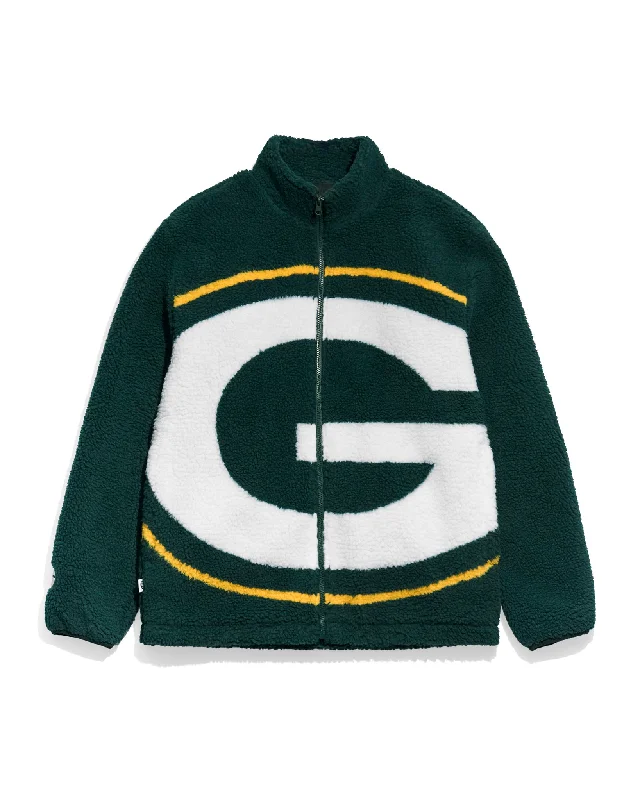 Green Bay Packers Big Logo Sherpa Jacket