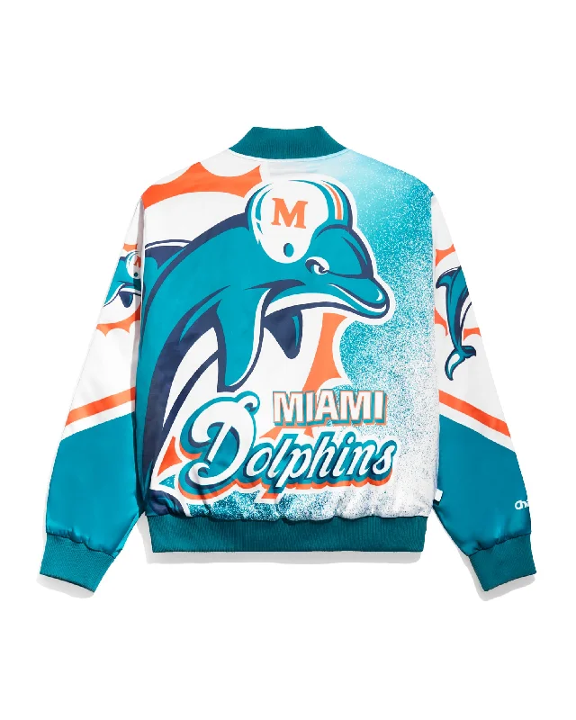 Miami Dolphins Logo Fanimation Jacket