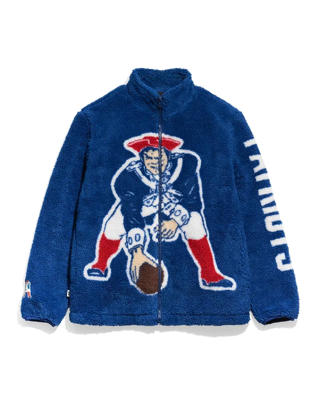 New England Patriots Big Logo Sherpa Jacket