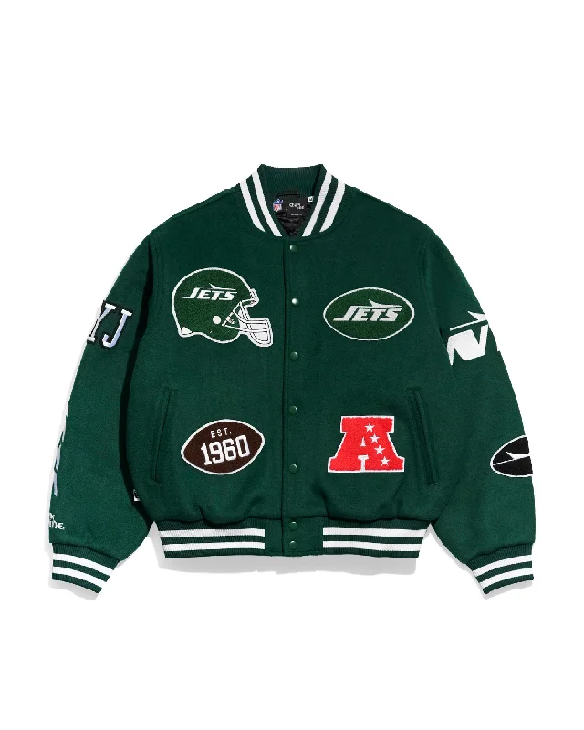 New York Jets Pennant Varsity Jacket