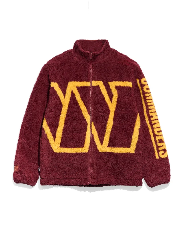 Washington Commanders Big Logo Sherpa Jacket