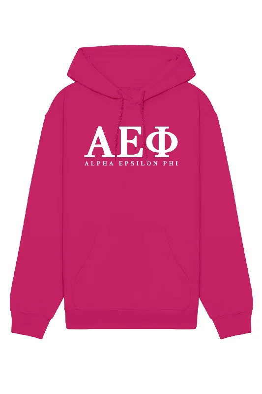 Alpha Epsilon Phi Letters Hoodie