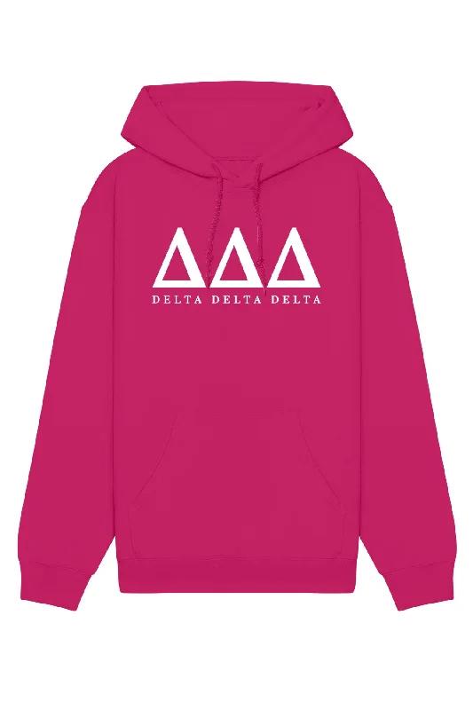 Delta Delta Delta Letters Hoodie