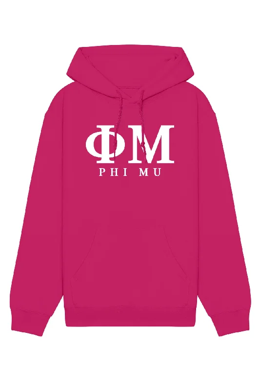 Phi Mu Letters Hoodie