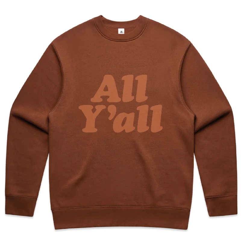 All Y'all- sweatshirt (clay)