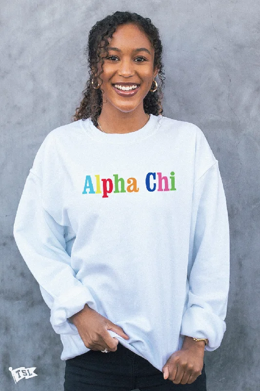 Alpha Chi Omega Elementary Crewneck