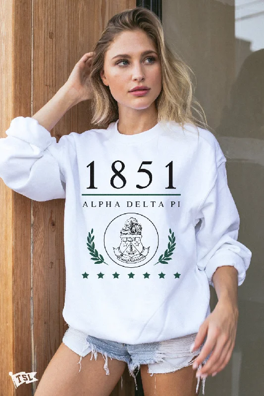 Alpha Delta Pi Crest Crewneck