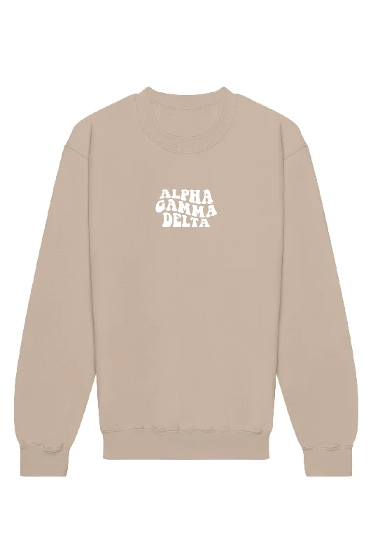 Alpha Gamma Delta Sister Sister Crewneck Sweatshirt