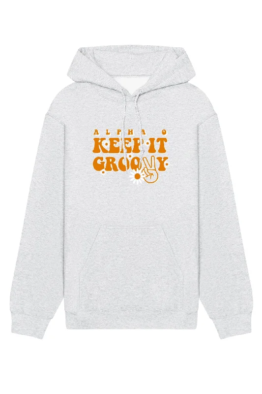 Alpha Omicron Pi Keep It Groovy Hoodie