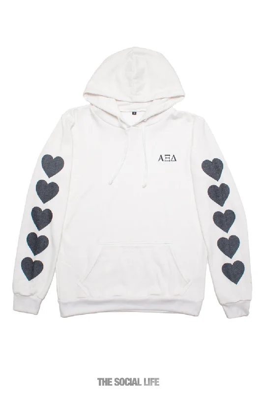 Alpha Xi Delta Heart Sleeve Hoodie