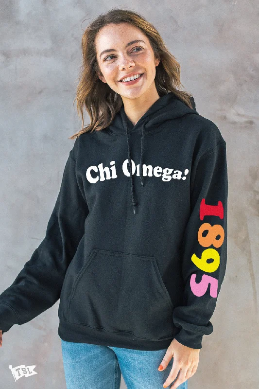 Chi Omega Cooper Hoodie