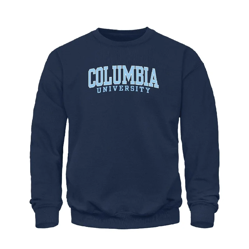 Columbia University Classic Crew Sweatshirt (Navy)