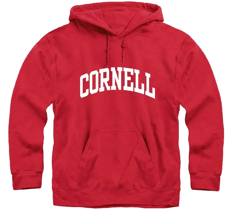 Cornell Essential Hooded Sweatshirt (Red)