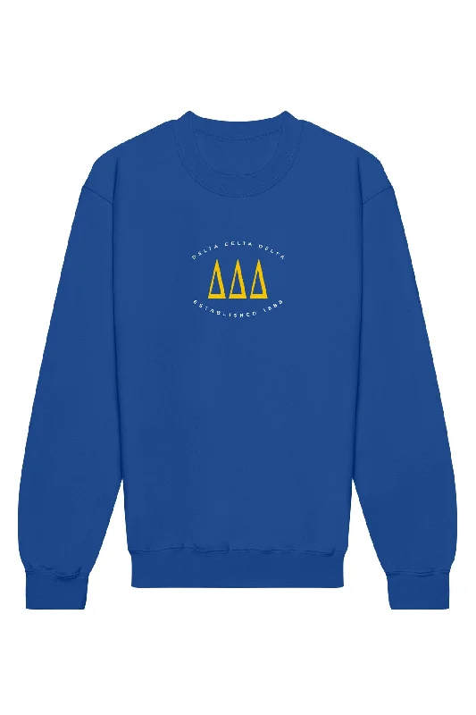 Delta Delta Delta Emblem Crewneck Sweatshirt