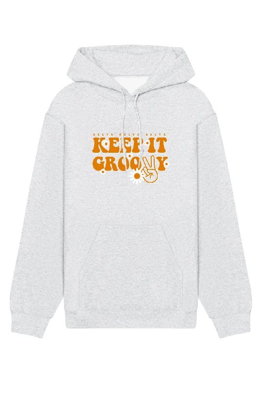 Delta Delta Delta Keep It Groovy Hoodie