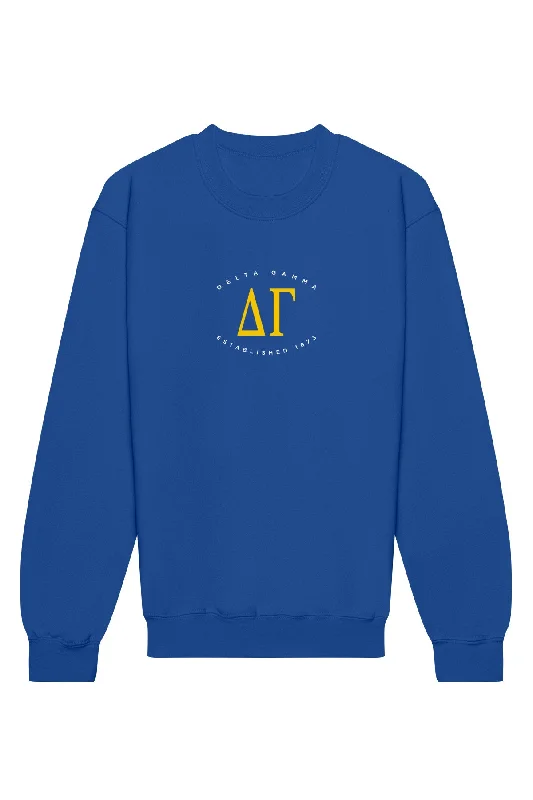 Delta Gamma Emblem Crewneck Sweatshirt