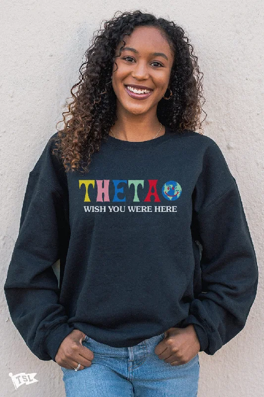 Kappa Alpha Theta Wish You Were Here Crewneck