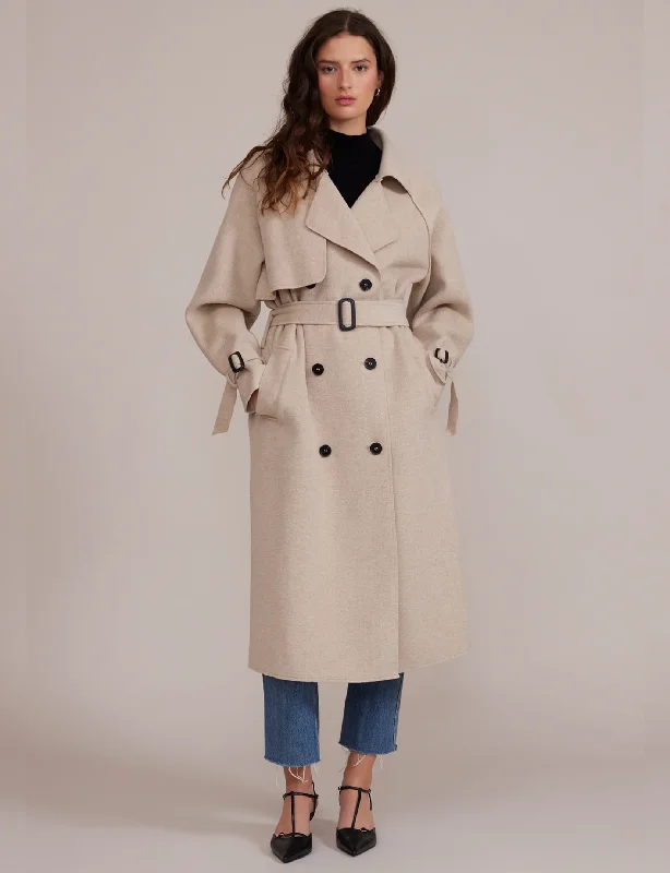 Klaus Trench Coat, Beige