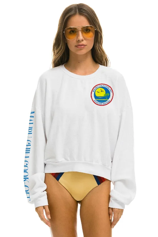 MALIBU CHILI COOK-OFF 2023 CREW SWEATSHIRT RELAXED - WHITE