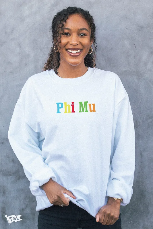 Phi Mu Elementary Crewneck