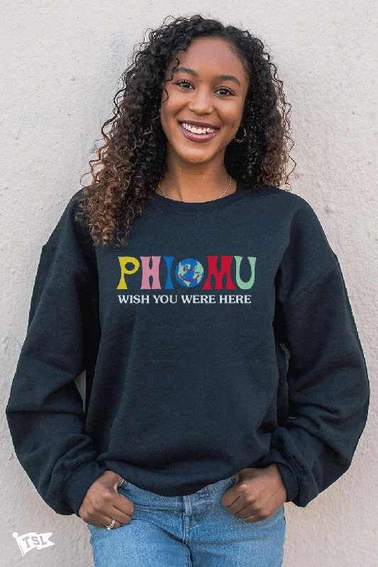 Phi Mu Wish You Were Here Crewneck