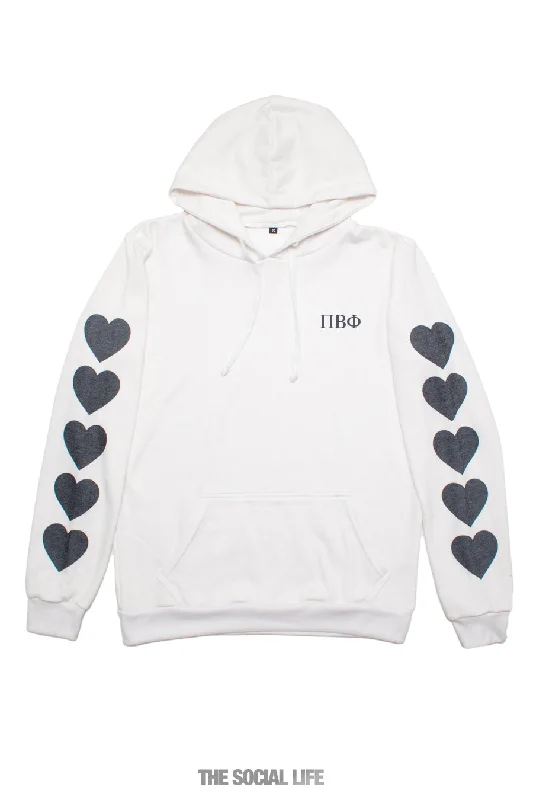 Pi Beta Phi Heart Sleeve Hoodie