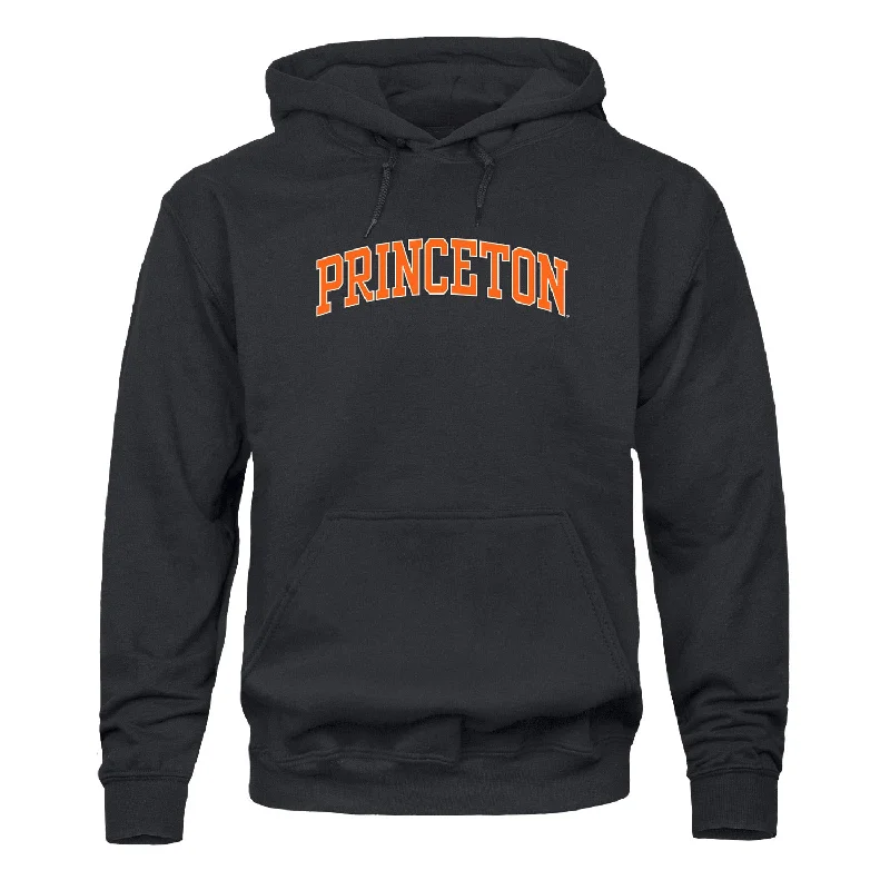 Princeton University Classic Hood Sweatshirt (Black)