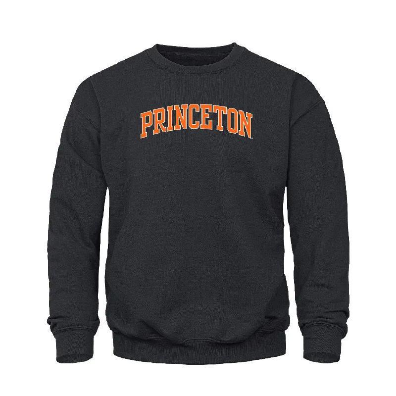 Princeton University Classic Crew Sweatshirt (Black)