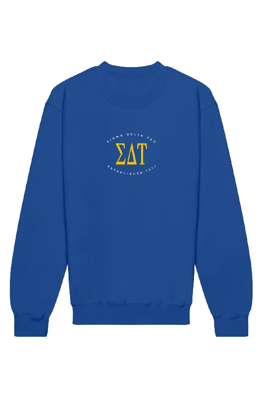 Sigma Delta Tau Emblem Crewneck Sweatshirt