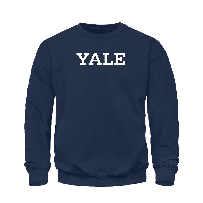 Yale University Classic Crew Sweatshirt (Navy)