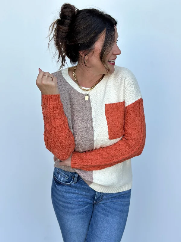 Gold Flame Drop Shoulder Sweater