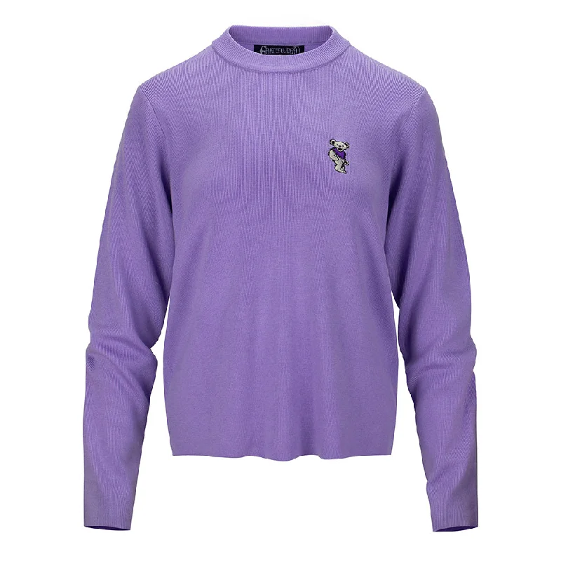 Grateful Dead | Women Crewneck Sweater | Magenta Bear