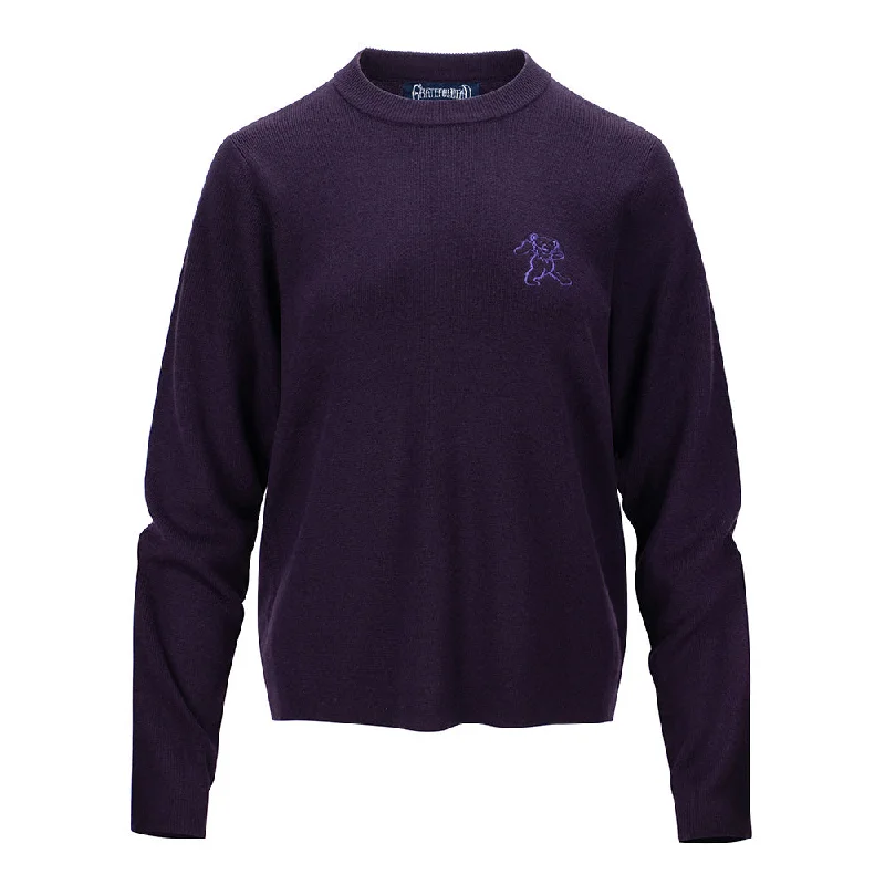 Grateful Dead | Women Crewneck | Sweater Purple Bear