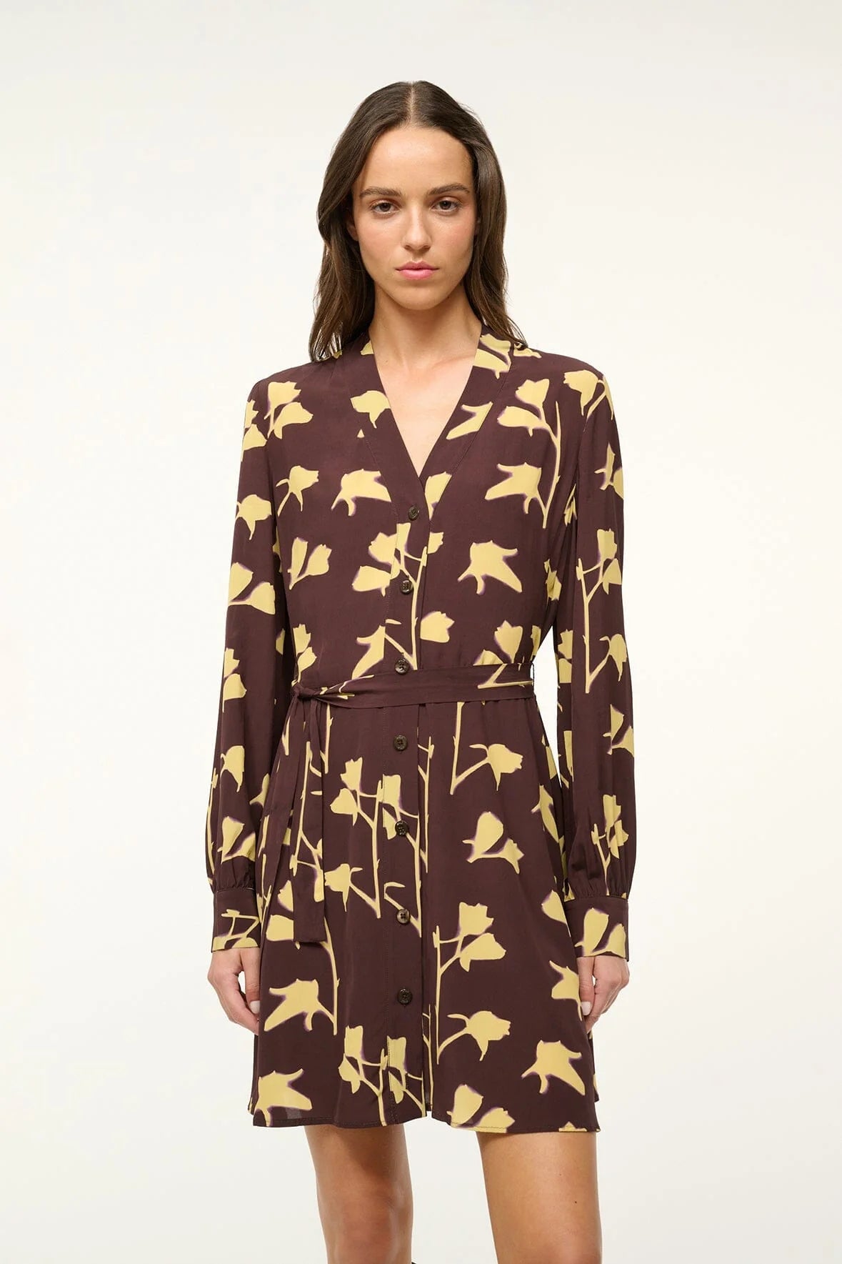 Babs Dress Earth Pressed Floral