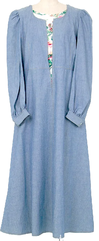 Comme des Garcons Japan. JUNYA WATANABE Blue Denim Layered Dress