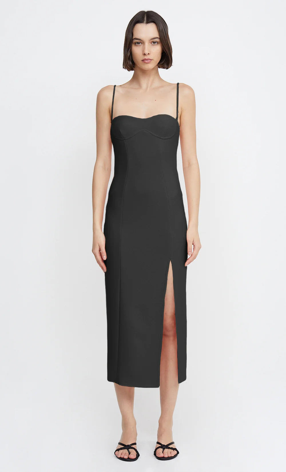 Marisol Midi Dress - Black