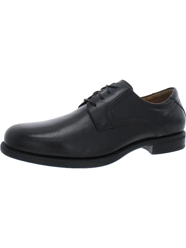 Midtown Mens Leather Dressy Oxfords