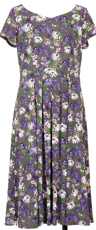 Sybilla Spain. Lavender Floral Printed Dress