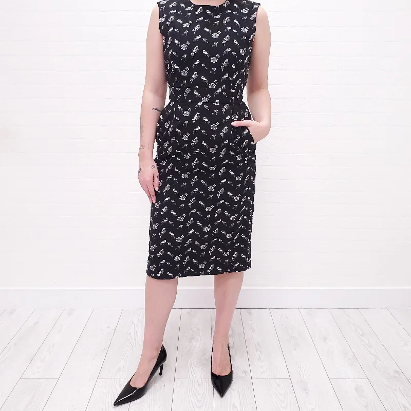 THOM BROWNE FLORAL DRESS ($2350) - SIZE 40