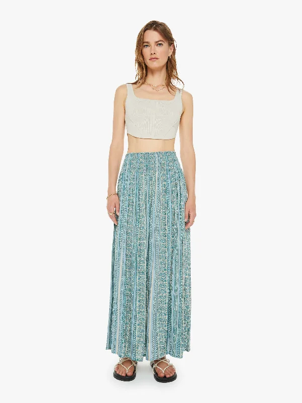 Natalie Martin Bella Skirt - Paisley Stripe Pool